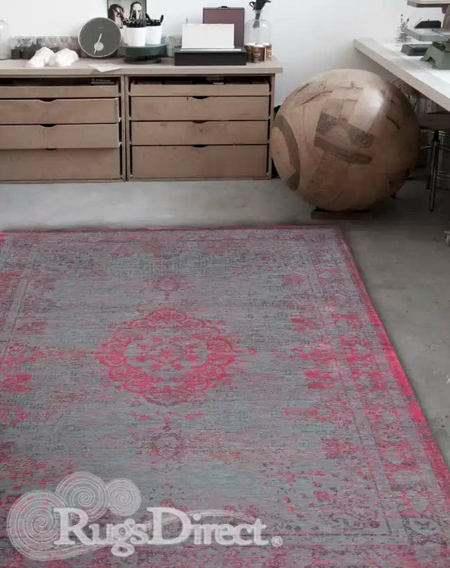 Fading World Medallion 8261 Pink Flash Rugs - Image 3