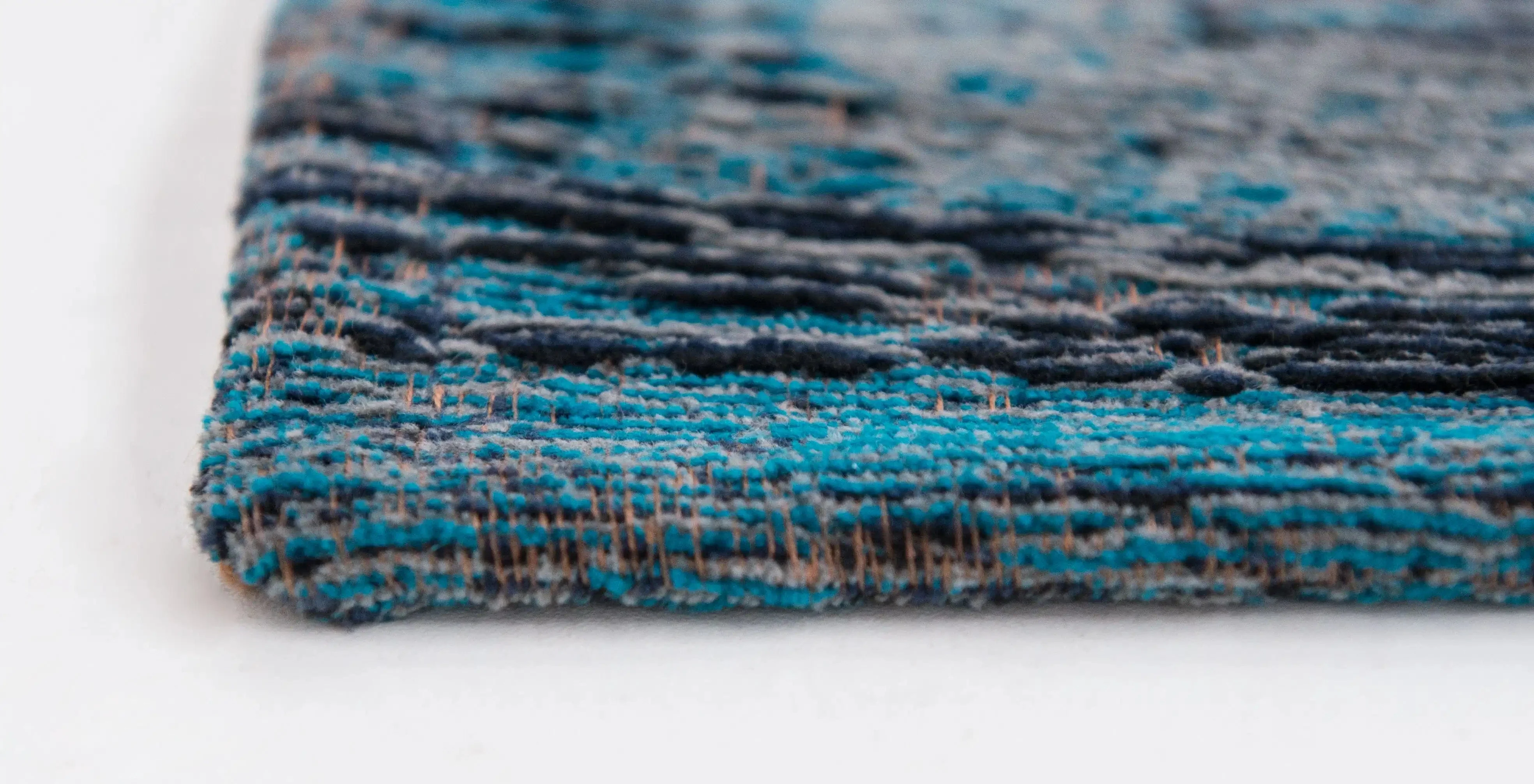 Fading World Medallion 8255 Grey Turquoise Rugs - Image 6
