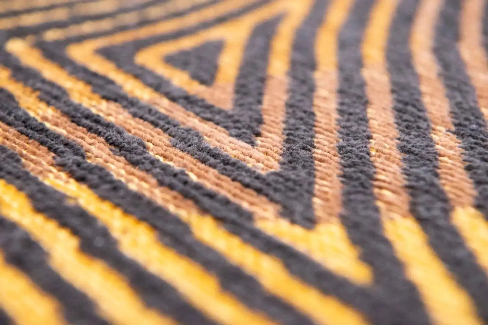 Meditation Coral 9227 Black Gold Rugs - Image 5