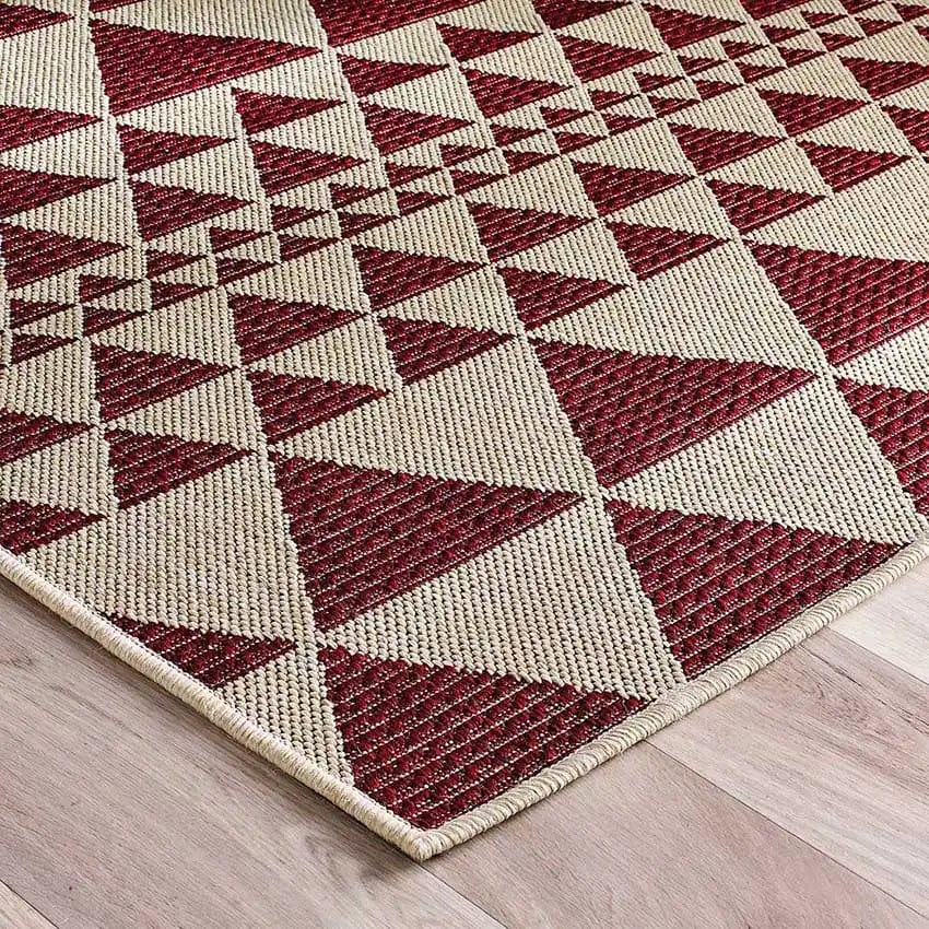 Moda Flatweave Prism Red - Image 2
