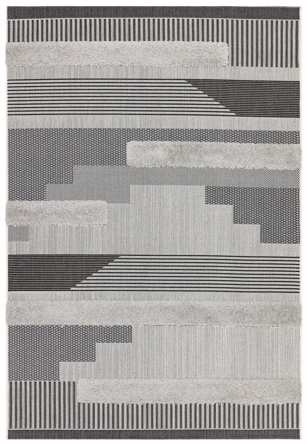 Monty MN05 Black Grey Geometric - Image 5