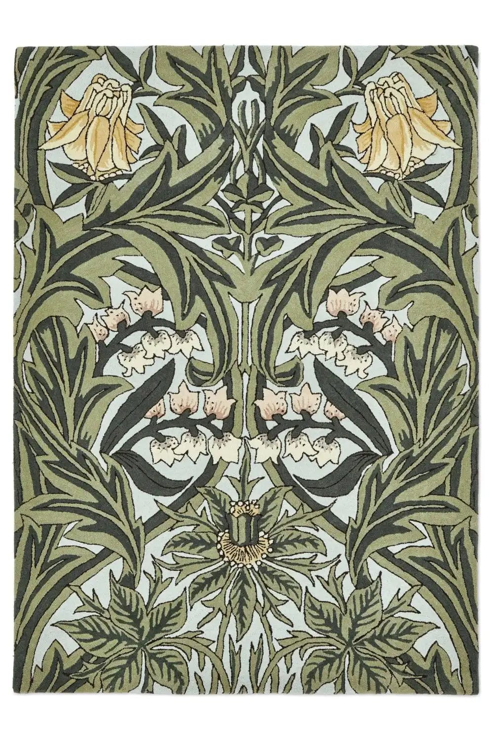 Morris & Co Bluebell Leafy Arbour Green 127607 - Image 2