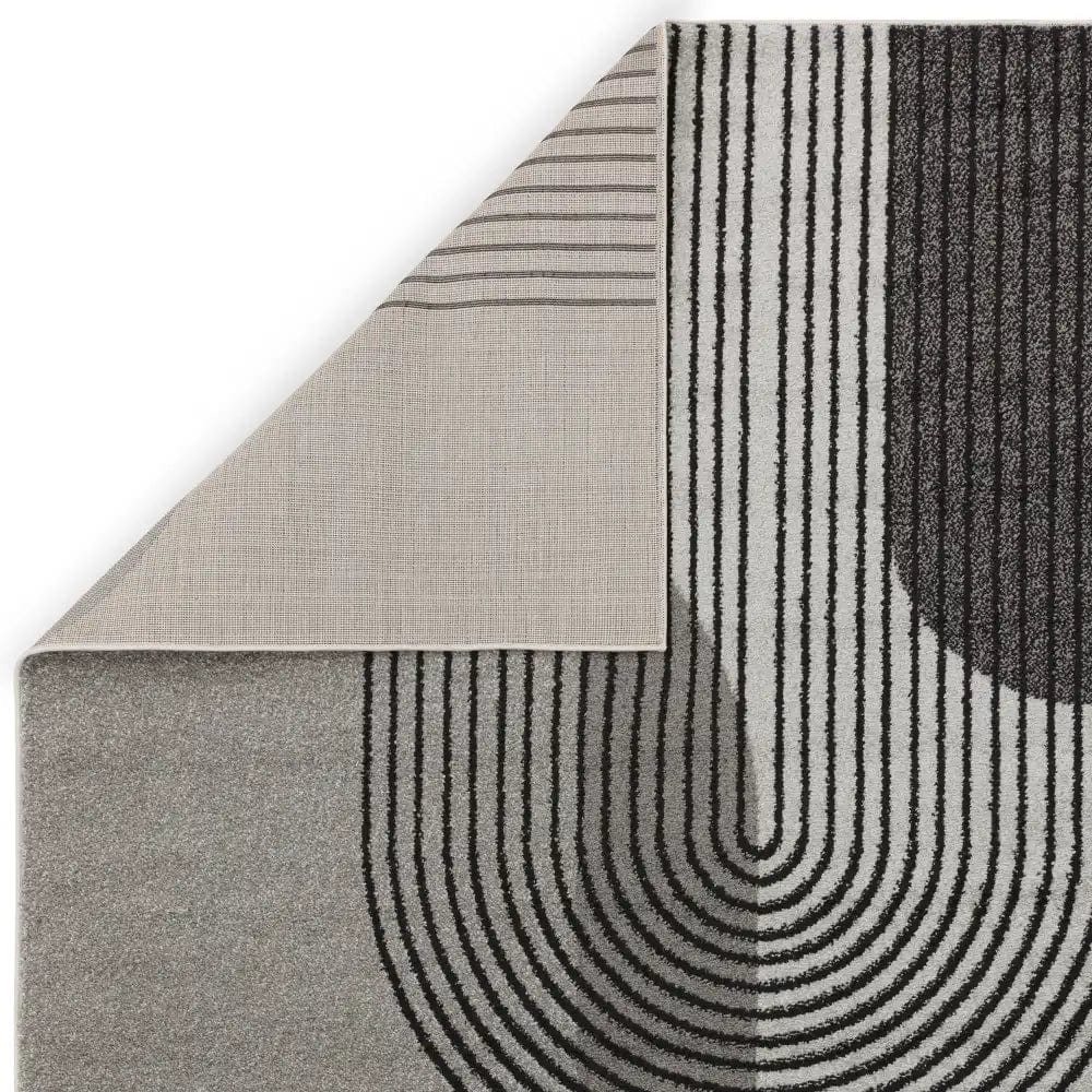 muse grey retro rug mu14 - Image 4