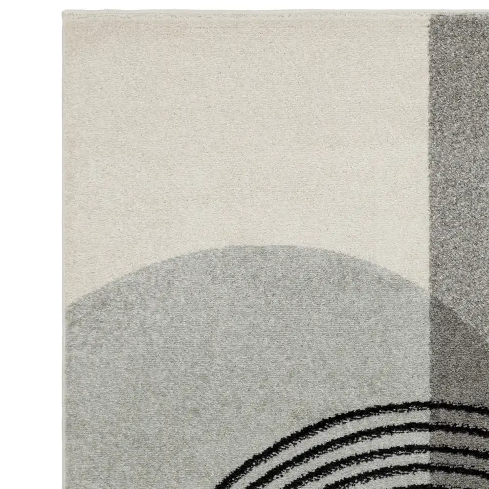 muse grey retro rug mu14 - Image 5