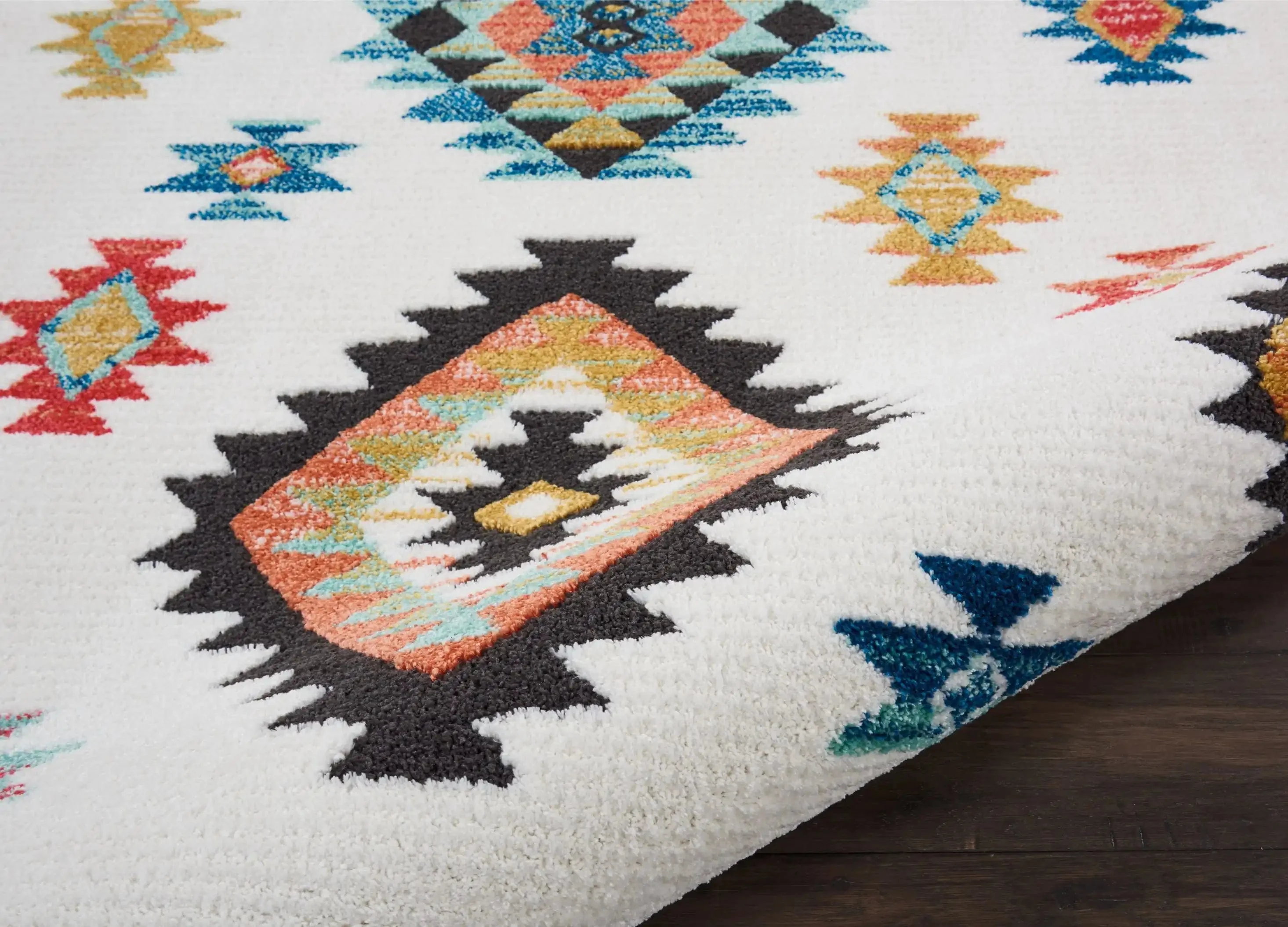Navajo Nourison NAV07 White - Image 3