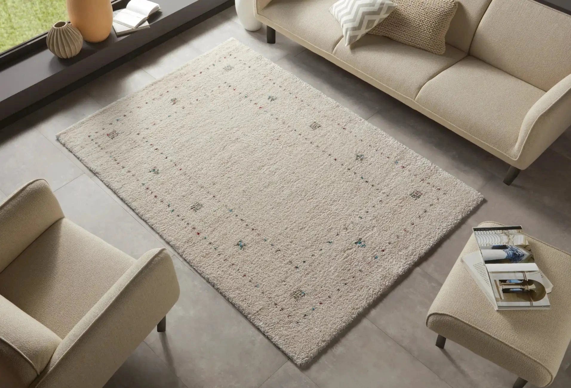 Nomadic HH 104888 Cream Rug