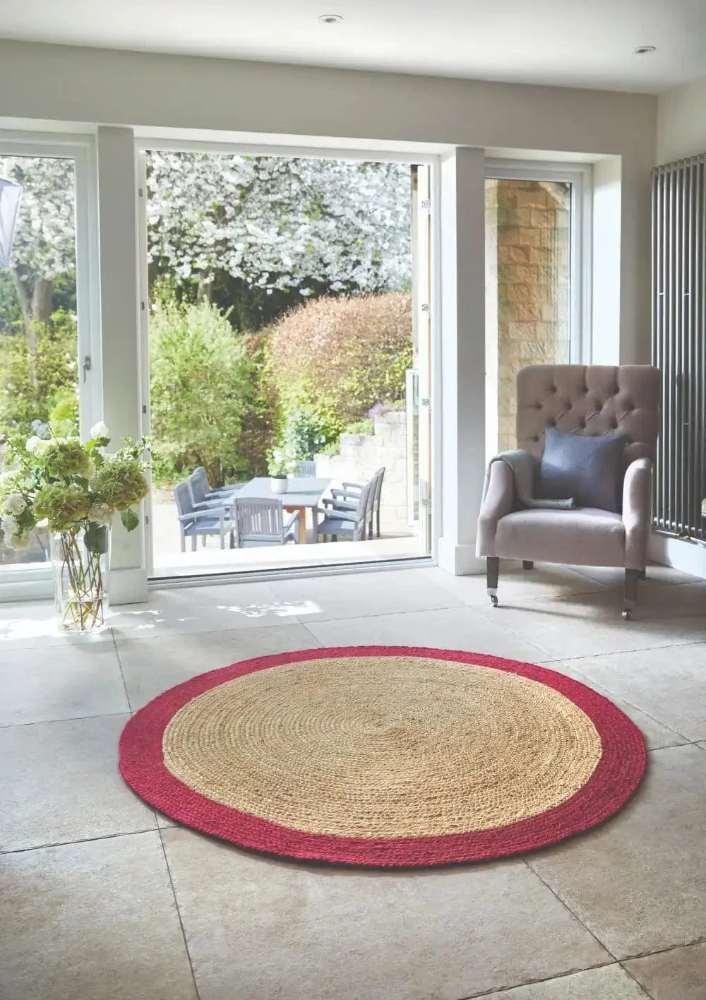 Origins Jute Border Raspberry - Image 3