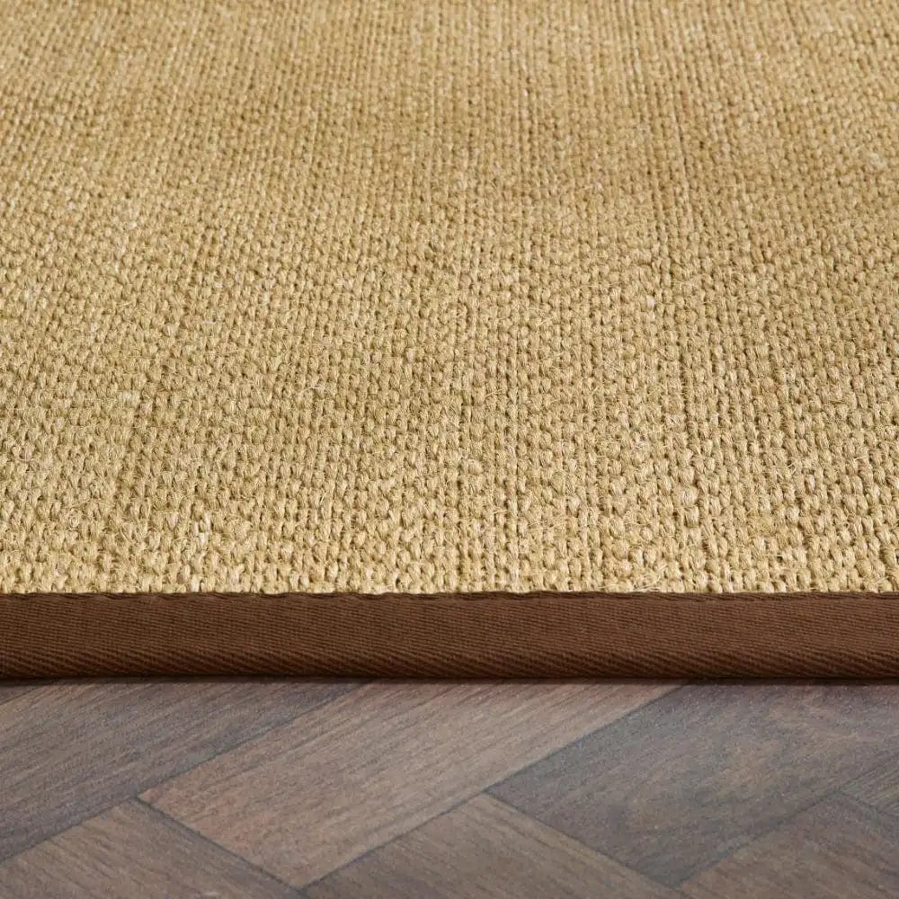 Origins Sisal Warm Natural with Dark Brown Border - Image 6
