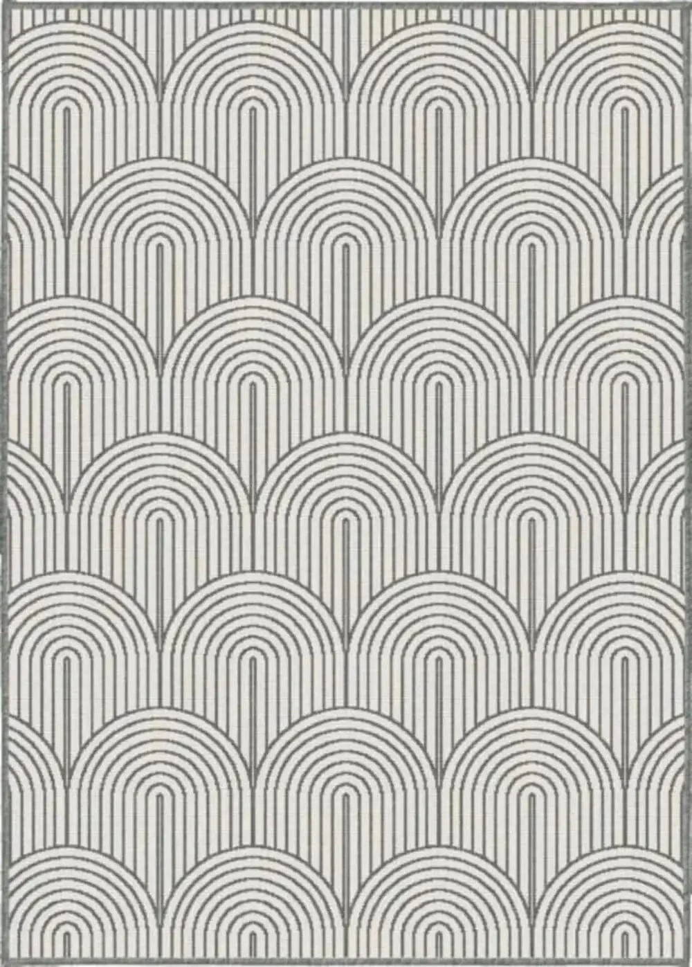Pangli Reversible Indoor Outdoor 105851 Silver Rug - Image 3