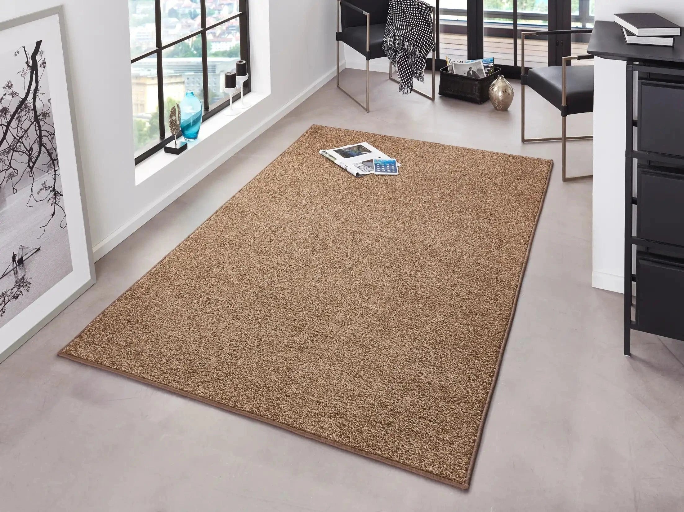 Pure 102614 Brown Rug