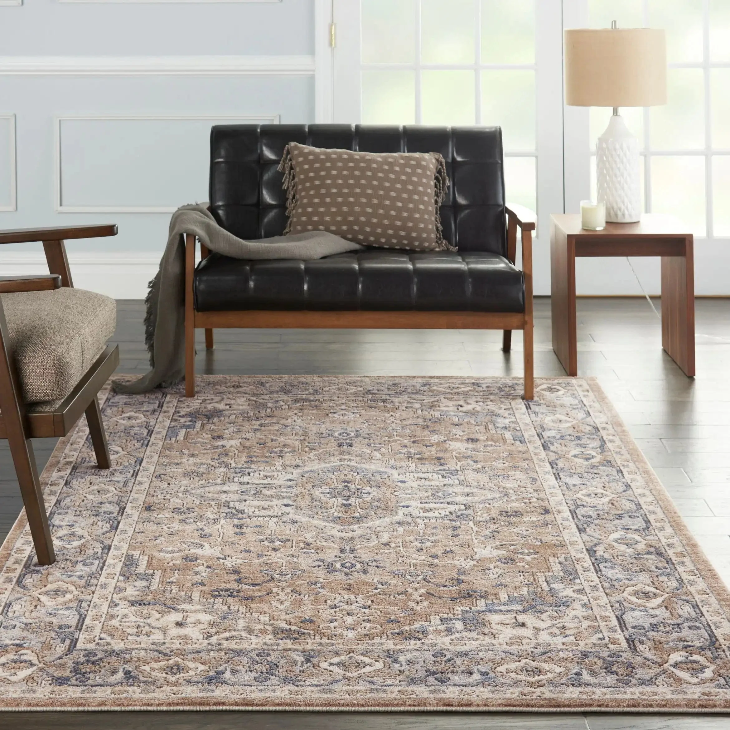 Quarry QUA05 Beige Grey Runner - Image 4