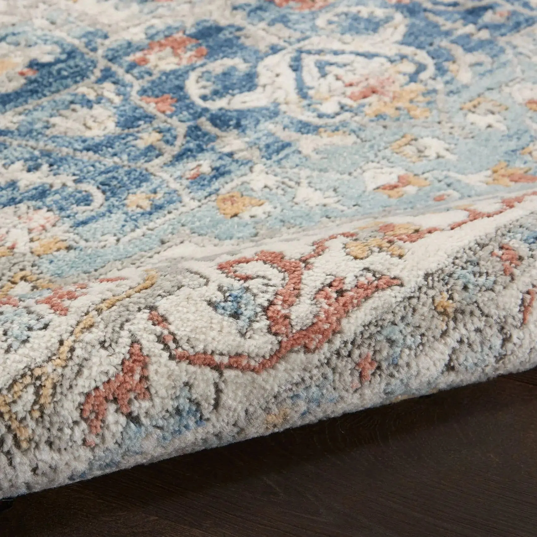 Quarry QUA11 Ivory Blue Runner - Image 4