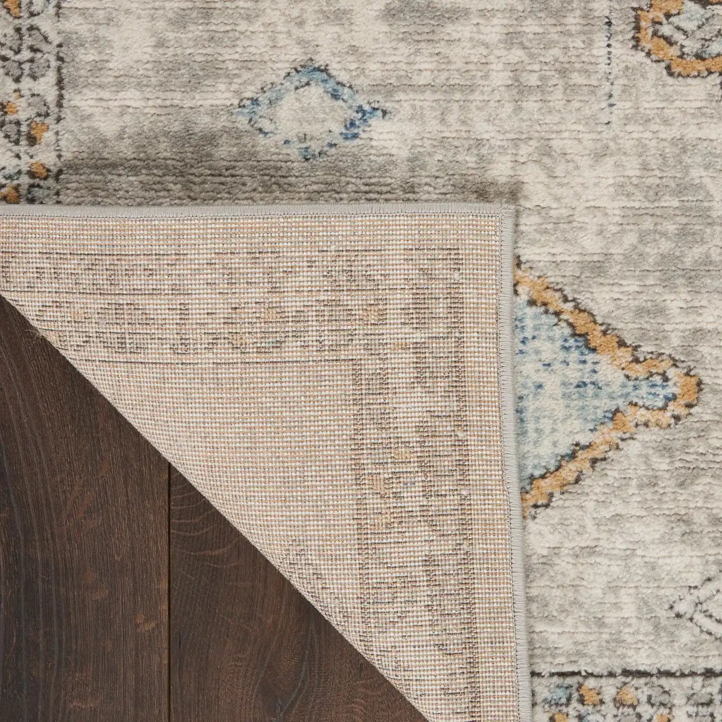 Quarry QUA14 Ivory Grey Blue Runner - Image 4