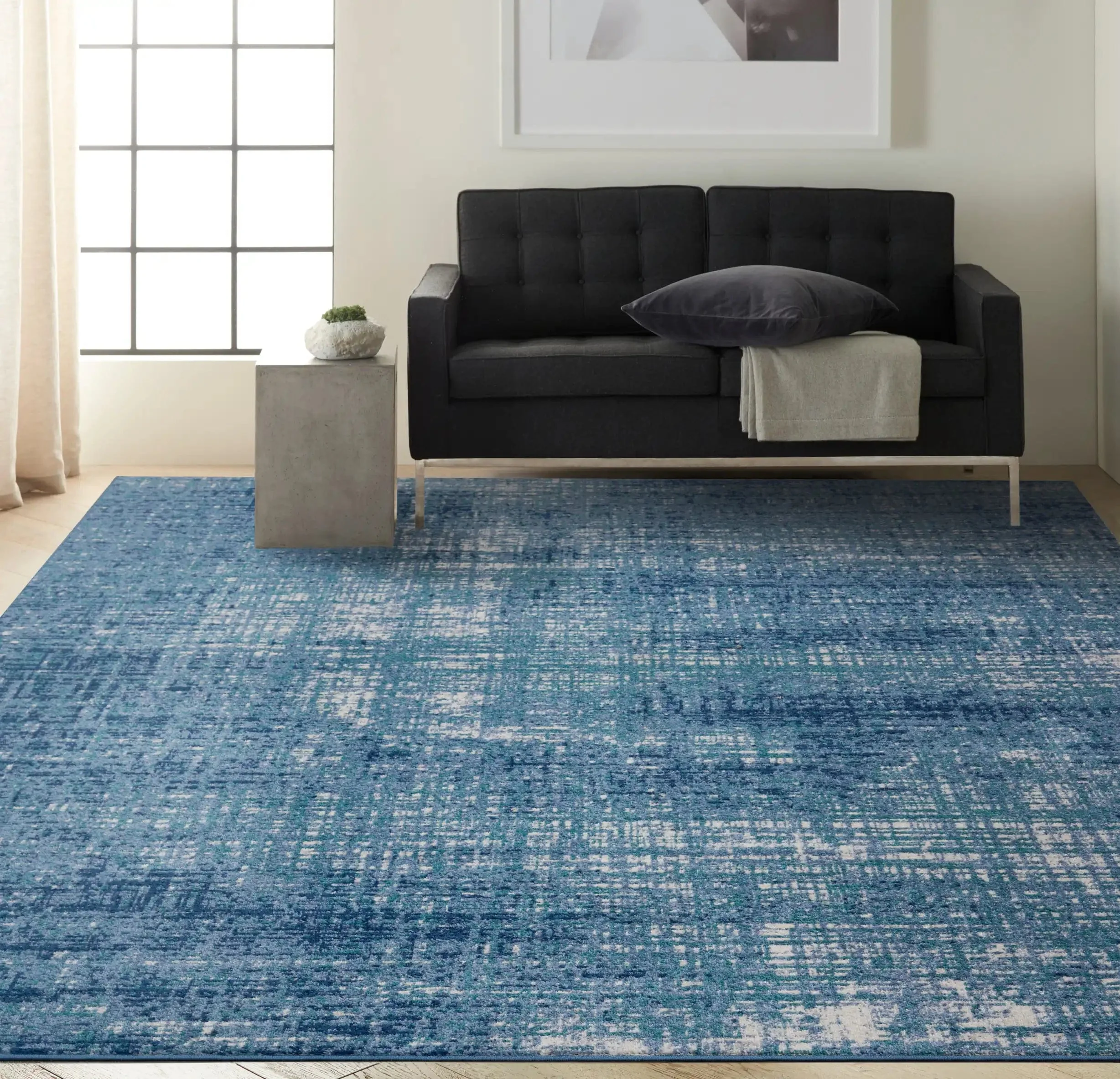 CK001 River Flow RFV02 Teal Ivory Blue - Image 3