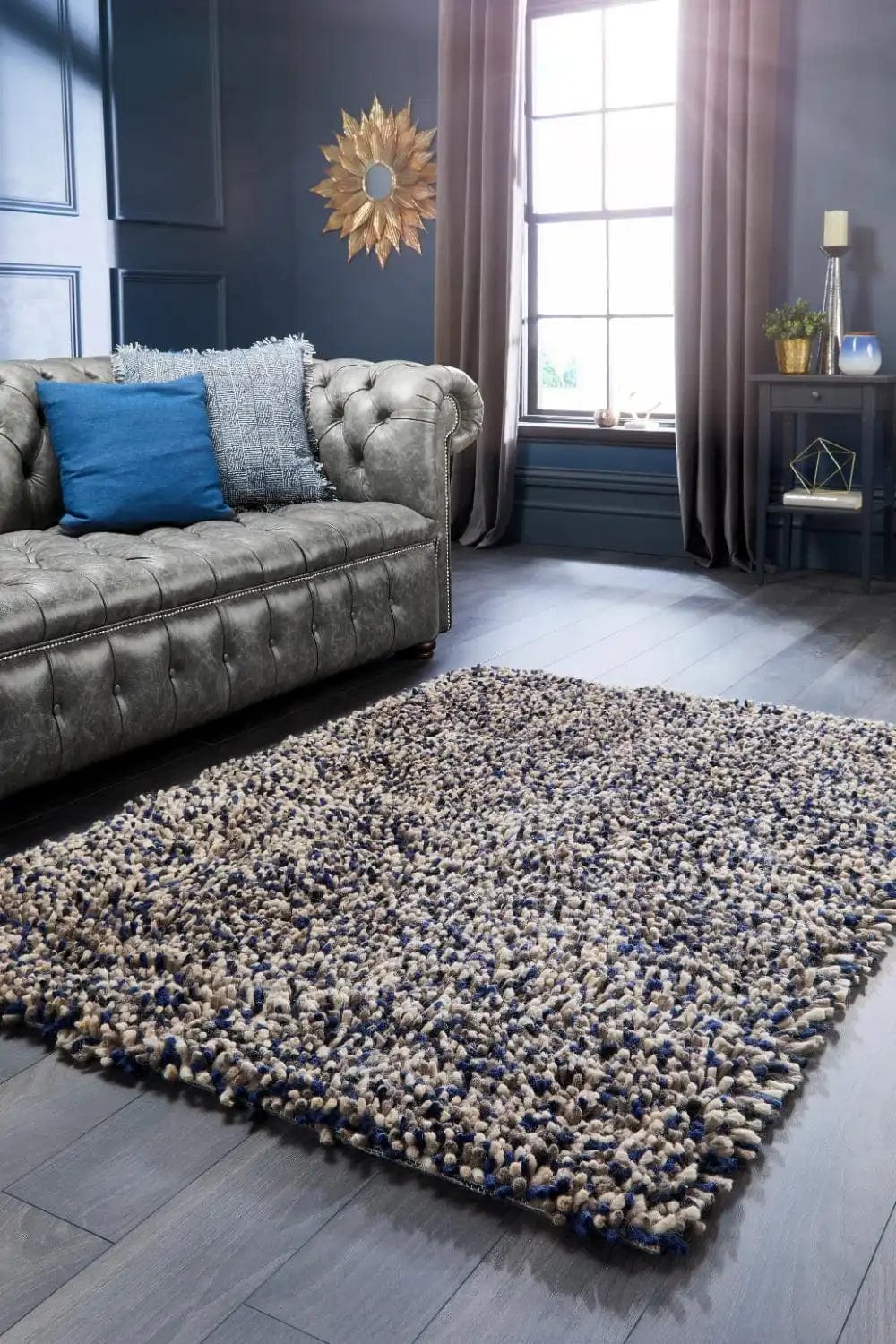 Rocks Shaggy Navy
