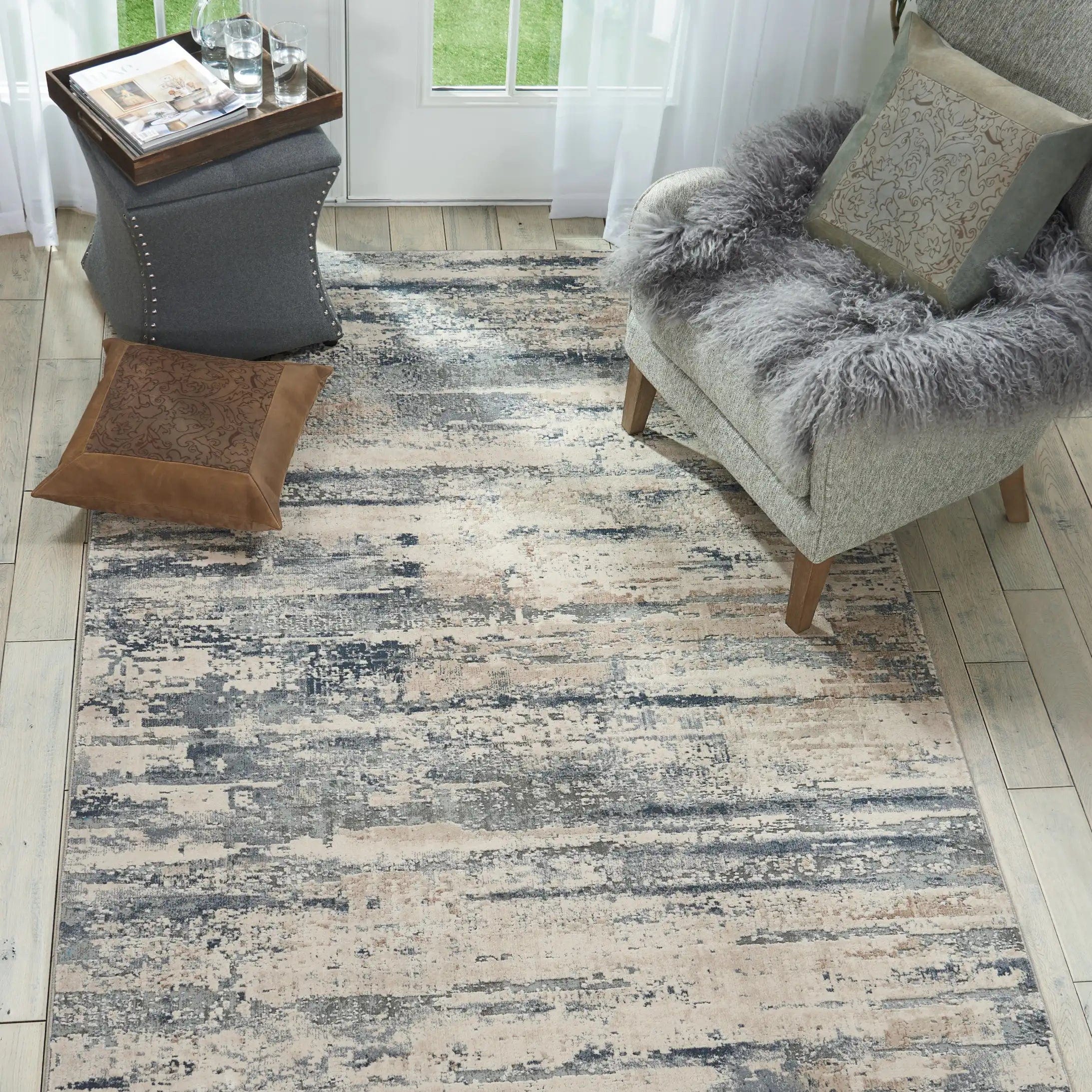 Rustic Textures RUS04 Beige Grey