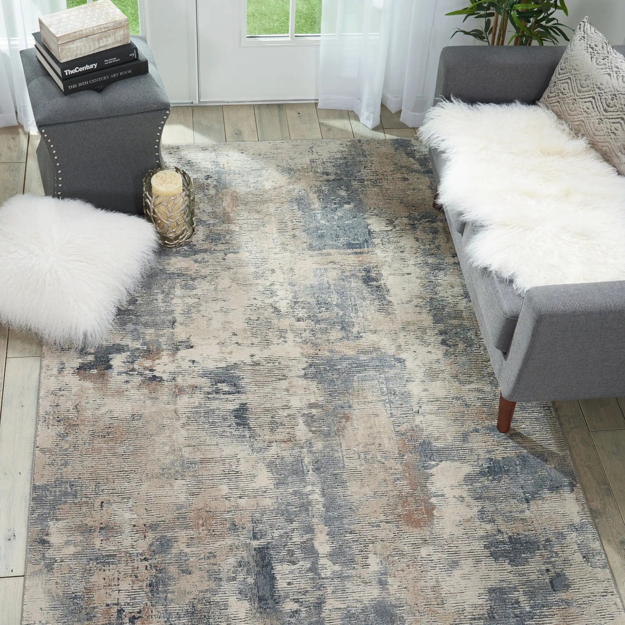 Rustic Textures RUS05 Beige Grey - Image 2