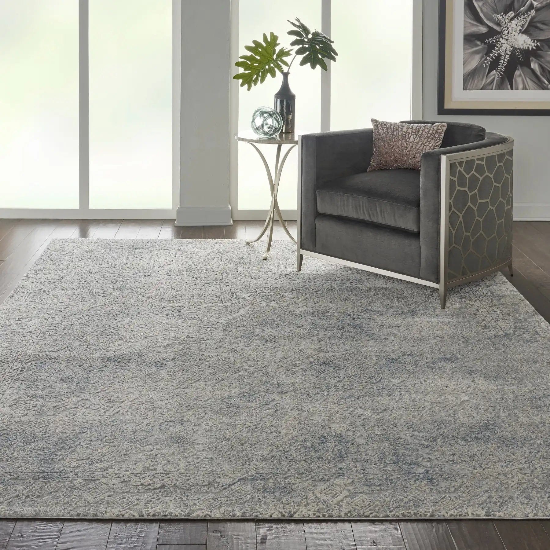 Rustic Textures RUS09 Ivory Light Blue