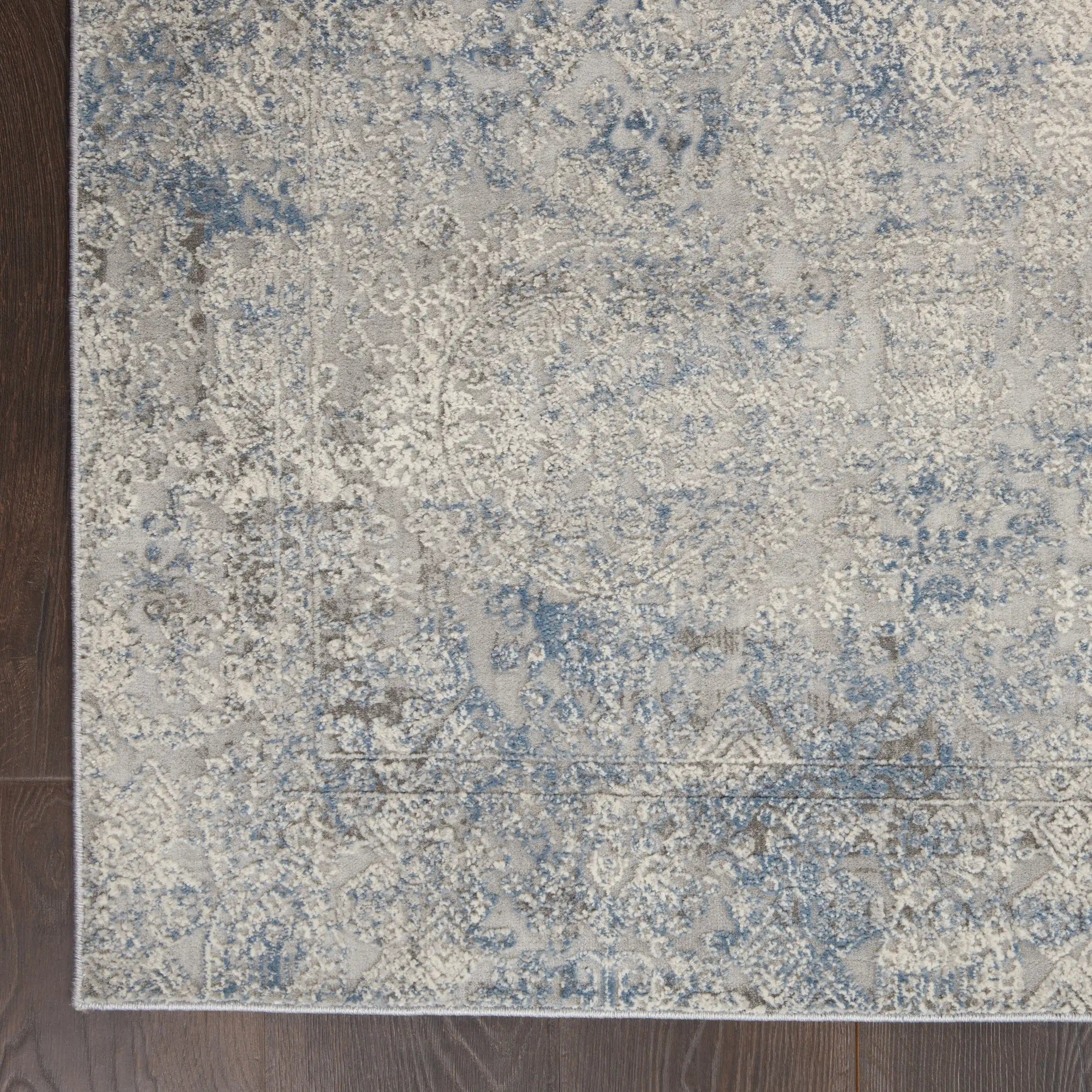 Rustic Textures RUS09 Ivory Light Blue - Image 2