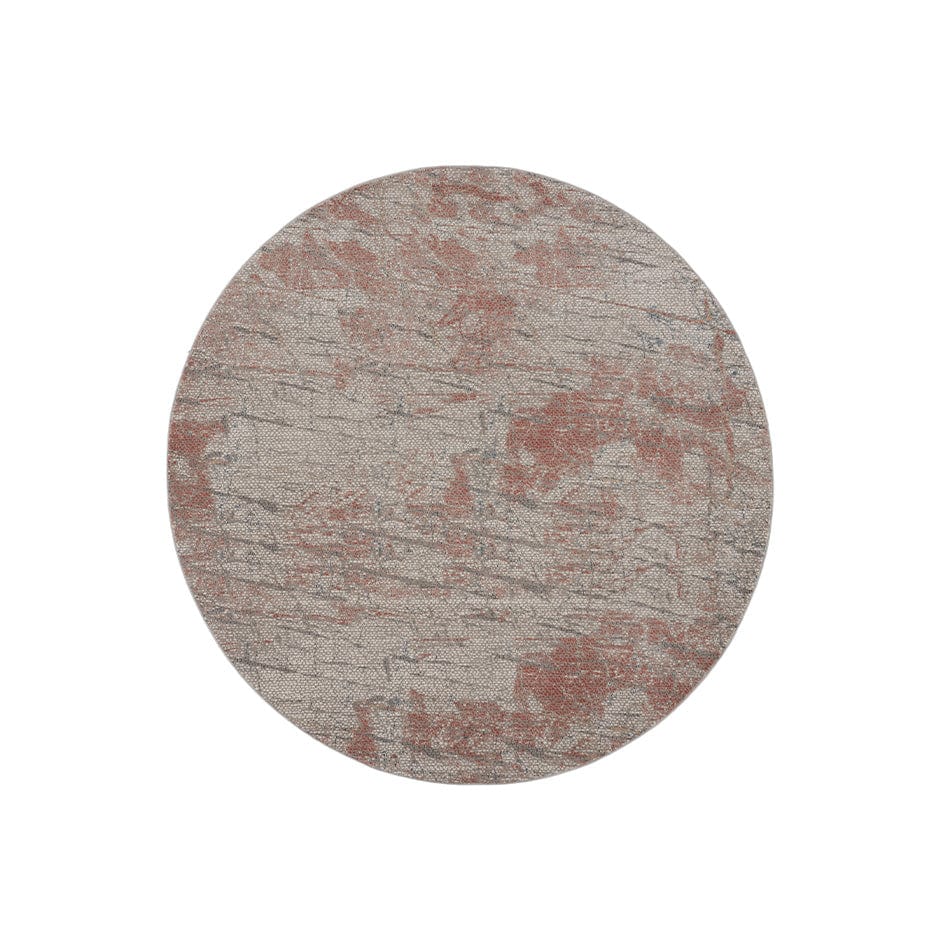 Rustic Textures RUS15 Light Grey Rust Round - Image 2