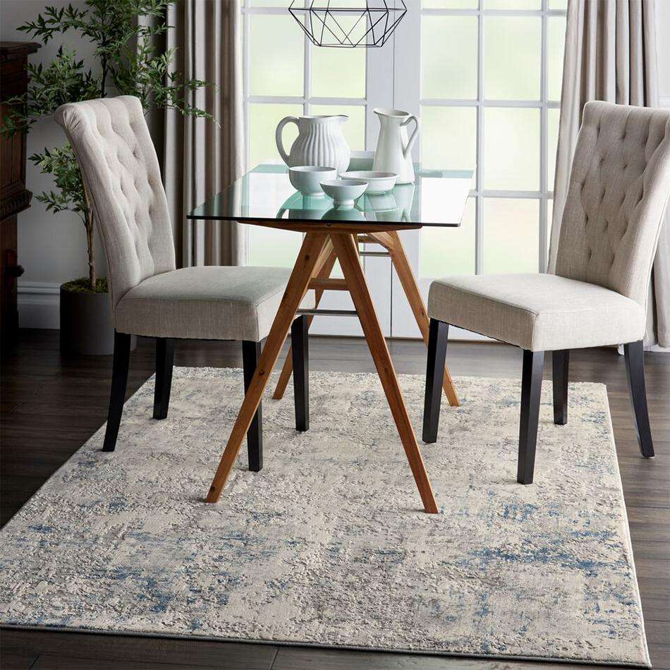 Rustic Textures RUS07 Ivory Grey Blue - Image 5