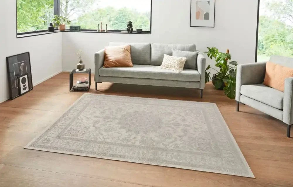Sam 104220 Cream Anthracite Rug
