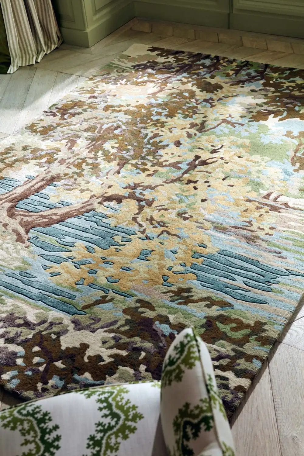 Sanderson Ancient Canopy Fawn/Olive Green 146701 - Image 2