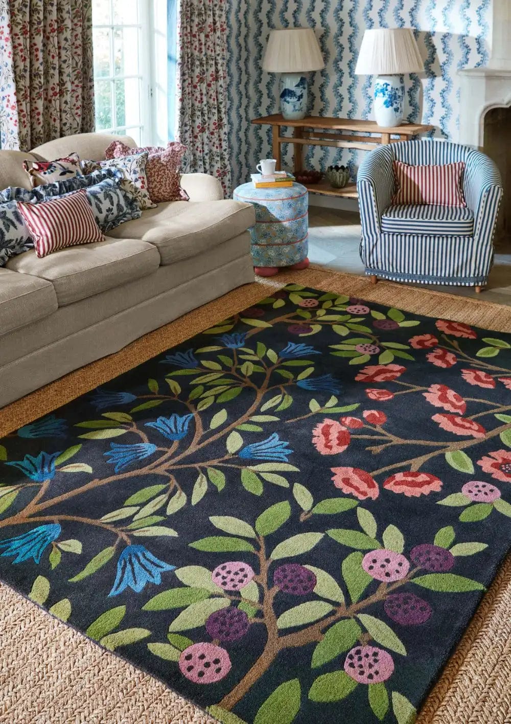 Sanderson Foraging Indigo 146618 - Image 2