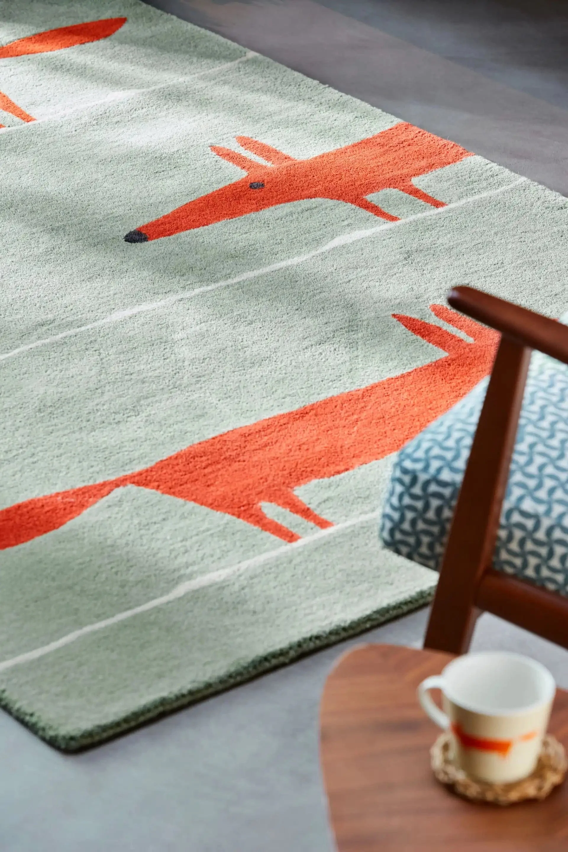 Scion Hand Tufted Mr Fox Mint Poppy 025313 - Image 3