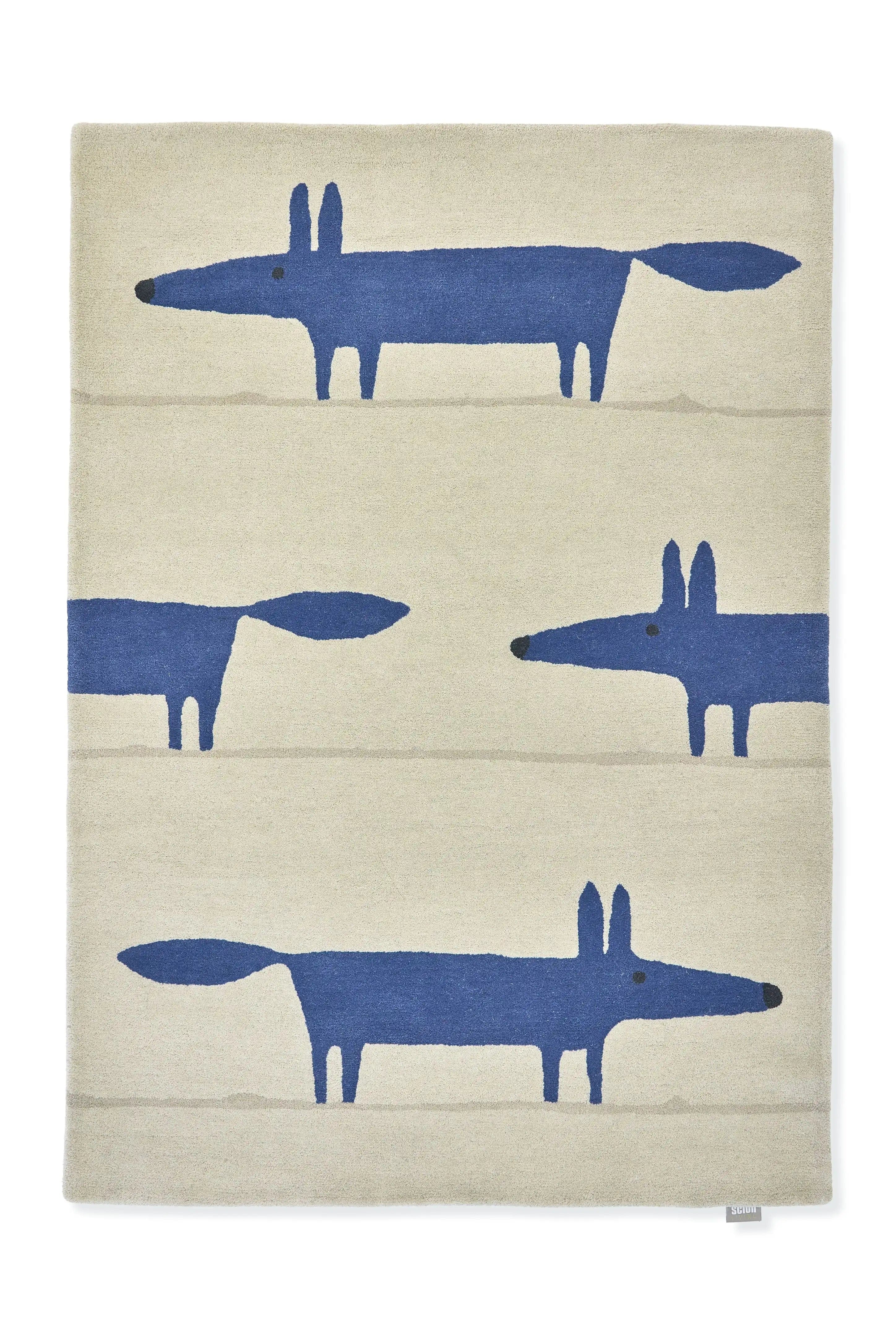 Scion Hand Tufted Mr Fox Pebble Denim 025328 - Image 2