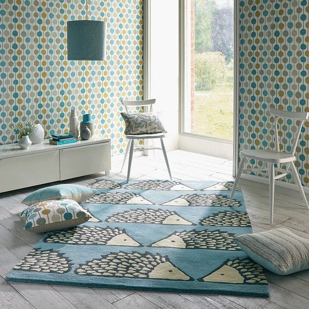 Scion Hand Tufted Spike Marine 26808