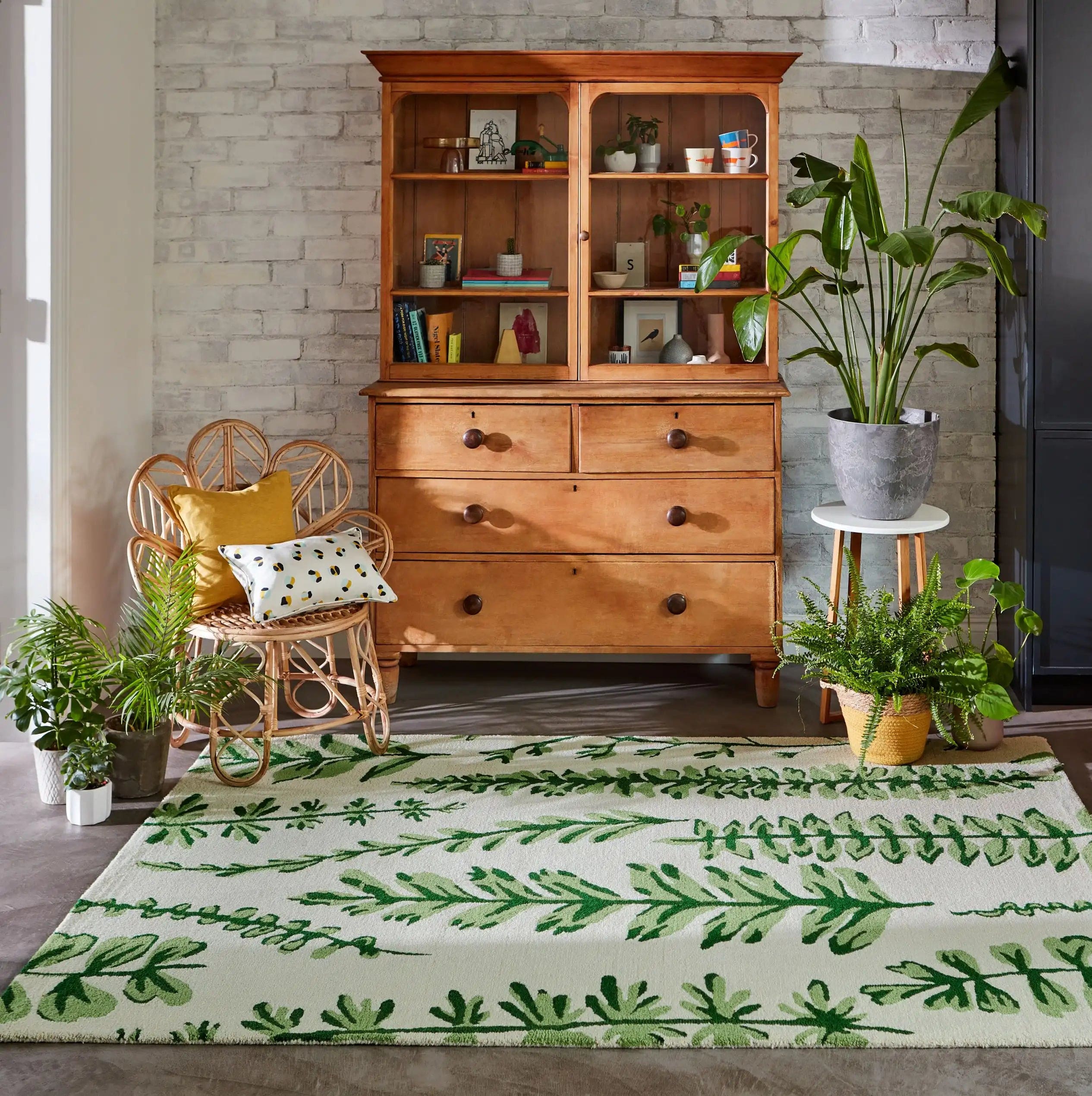 Scion Screen Printed Ferns Juniper 125907