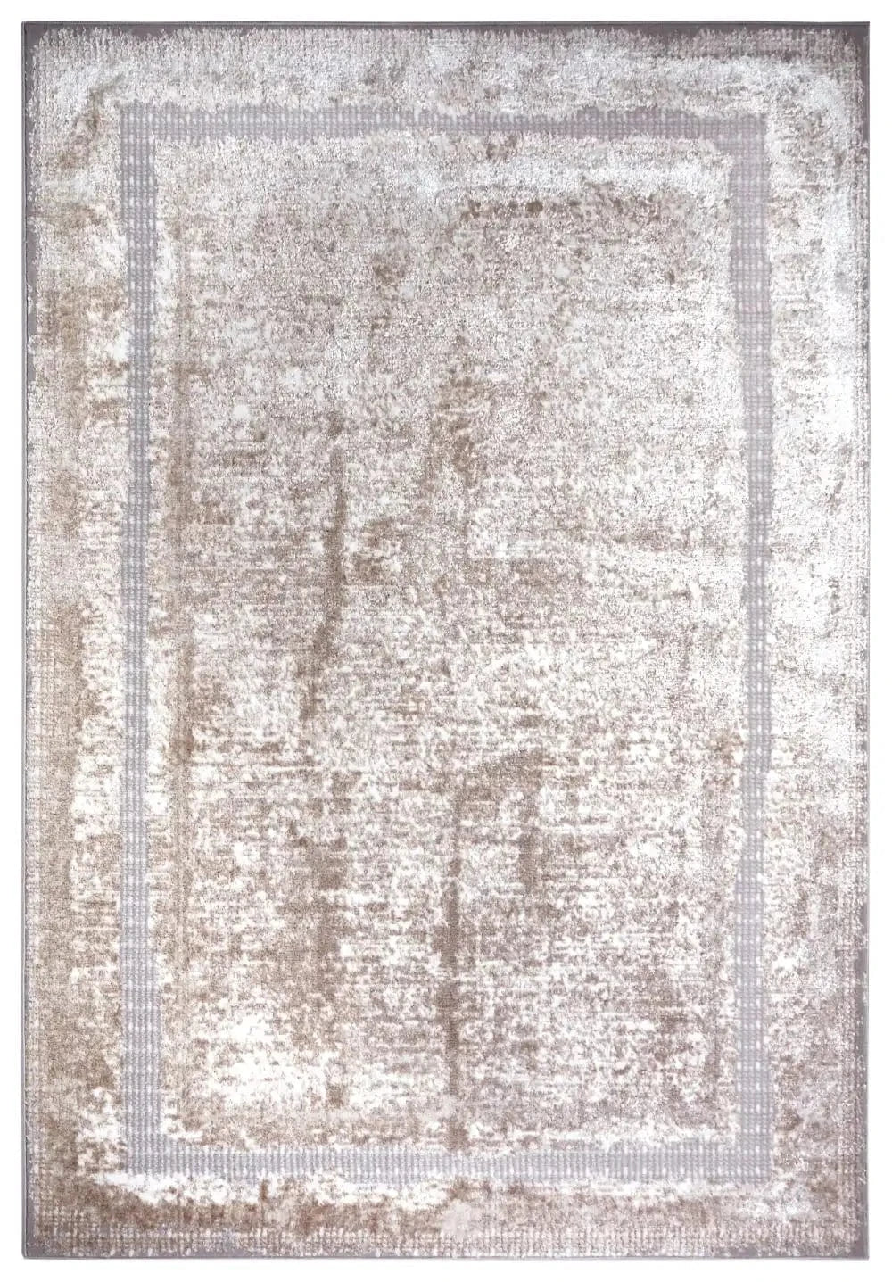 Shine 105919 White Cream Silver Rug - Image 6