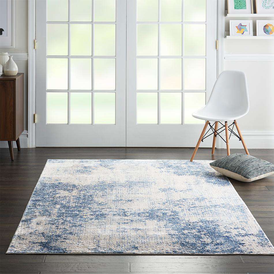 Silky Textures SLY01 Ivory Blue - Image 3
