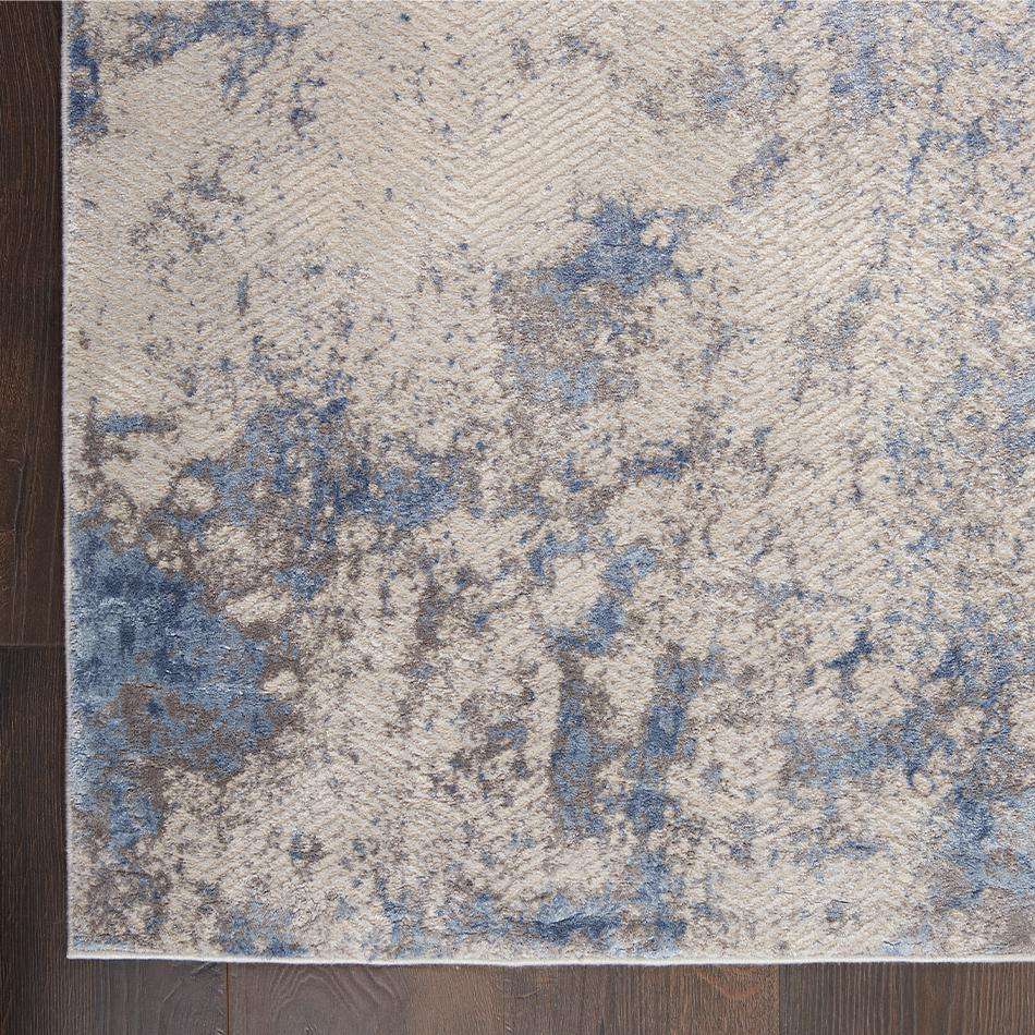 Silky Textures SLY04 Blue Ivory Grey - Image 3