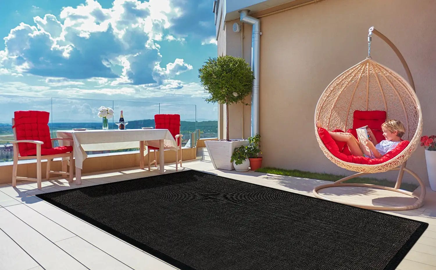 Sisal Black/Black Runner - Image 2