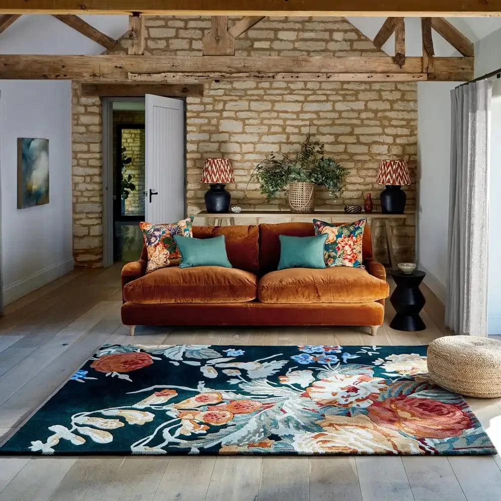 Stapleton Park 45318 Navy/Burnt Orange - Image 2