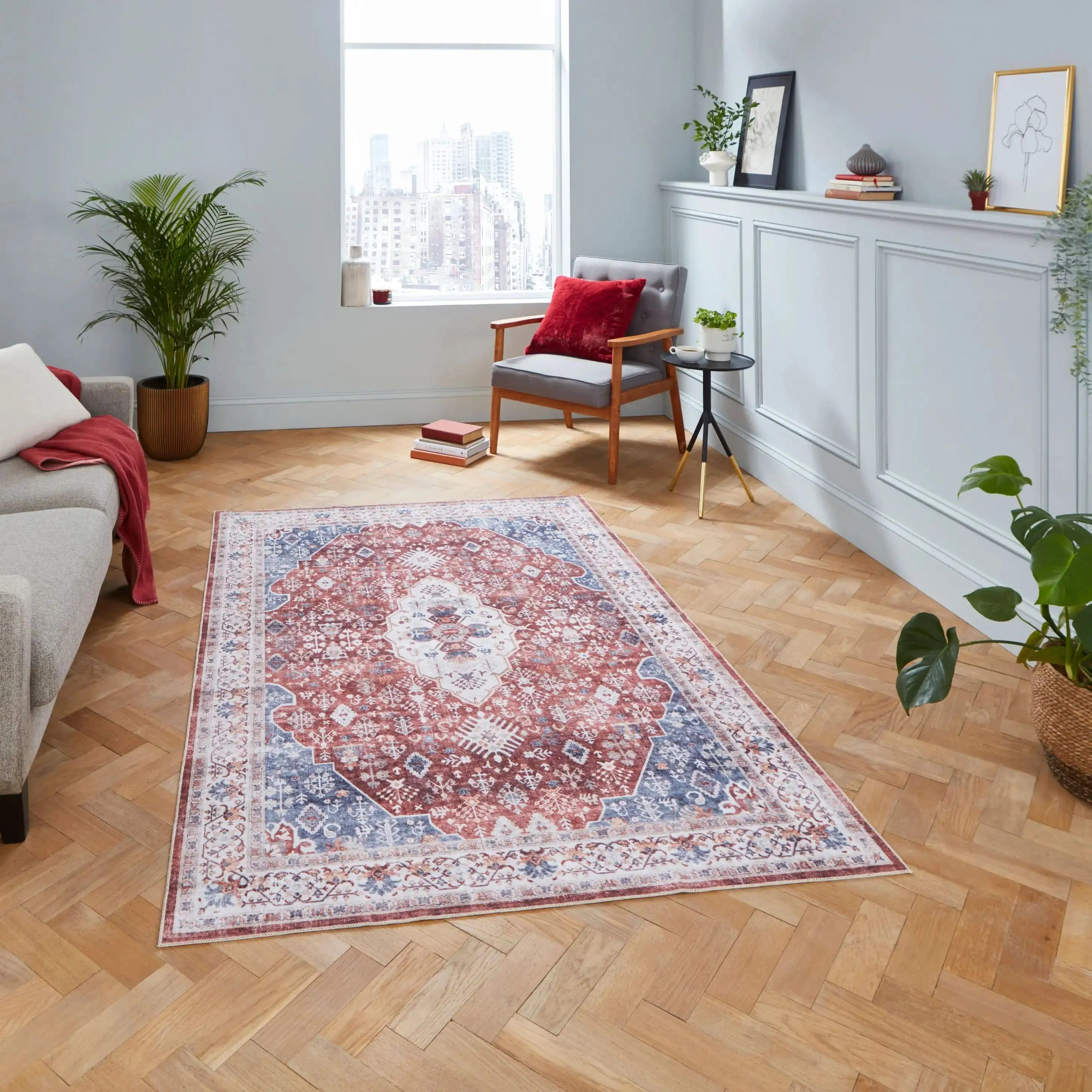 Tabriz Washable H1156 Red
