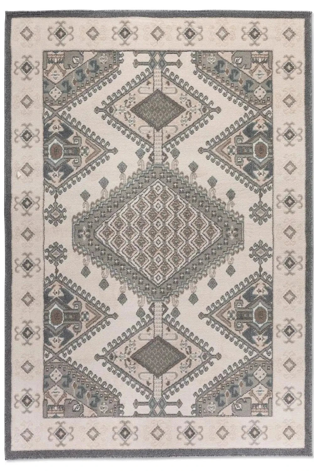 Terrain 106004 Cream Grey Rug - Image 6