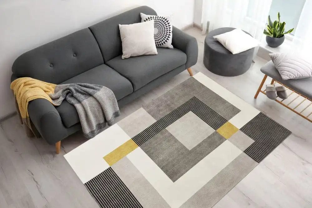 Tokyo Geo Blocks Ochre/Grey