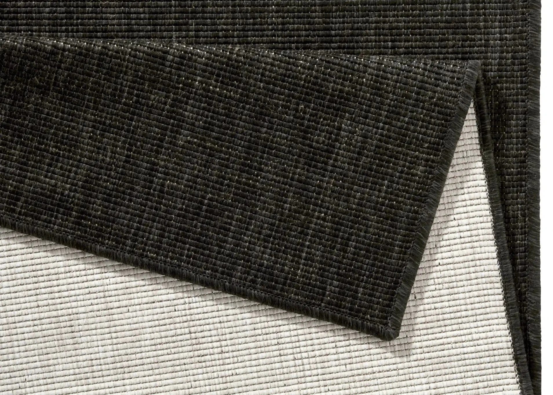 Twin 103096 Black Cream Rug - Image 3