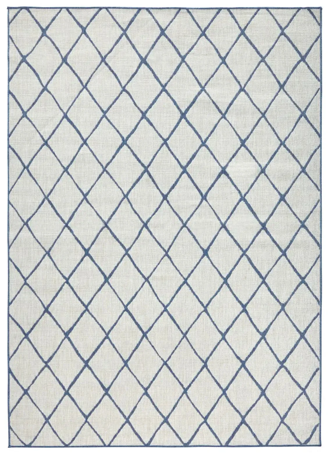 Twin 103119 Blue Cream Rug - Image 2