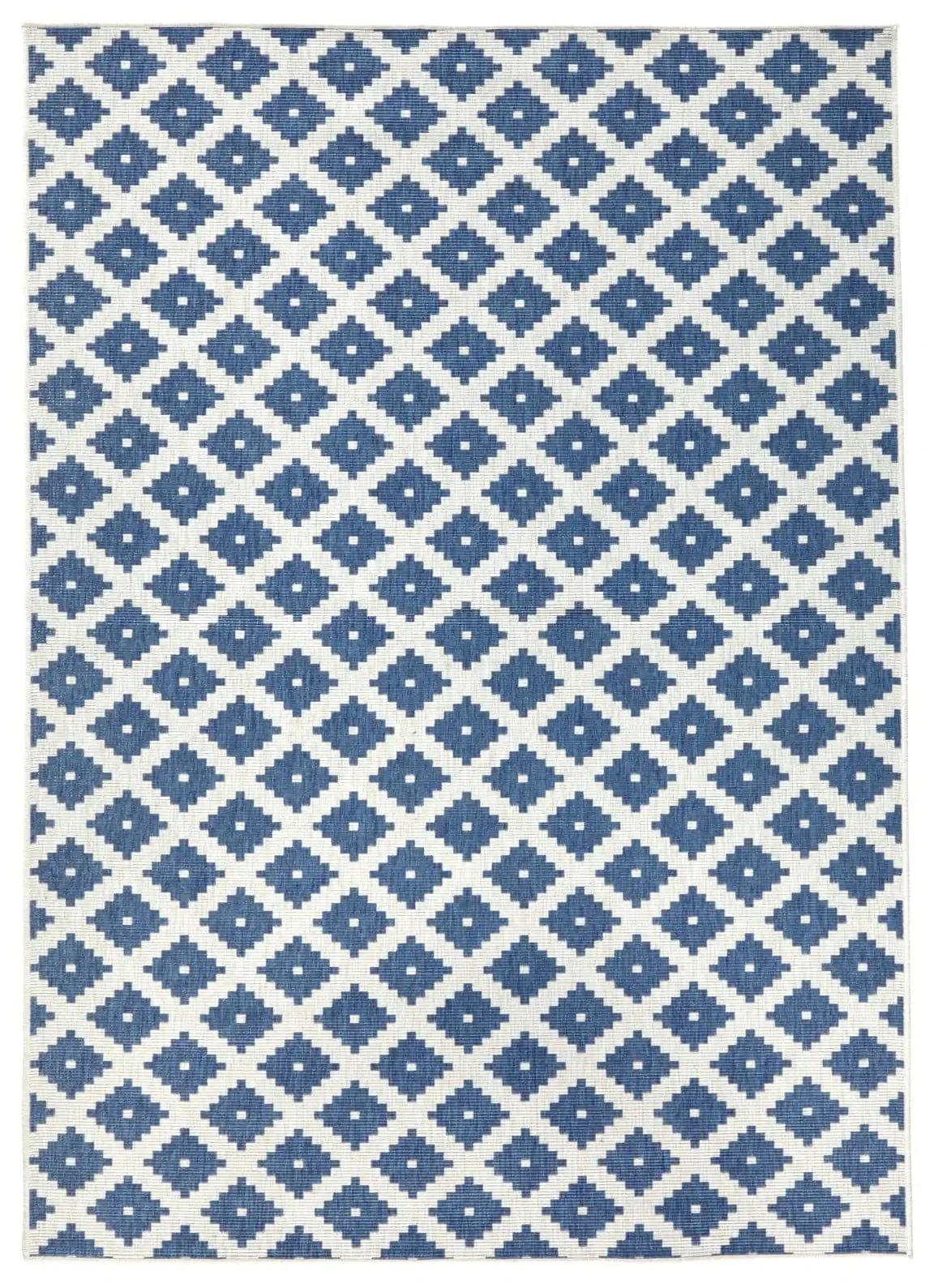 Twin 103128 Blue Cream Rug - Image 2