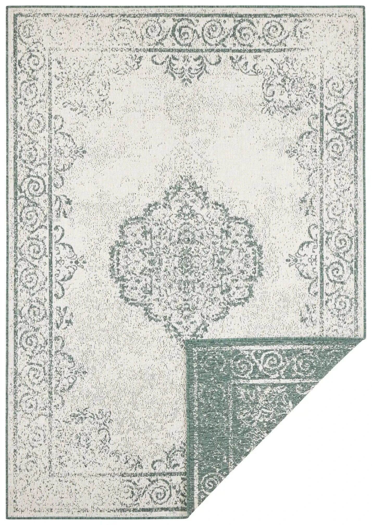 Twin Supreme 103869 Cebu Green Cream Rug - Image 4