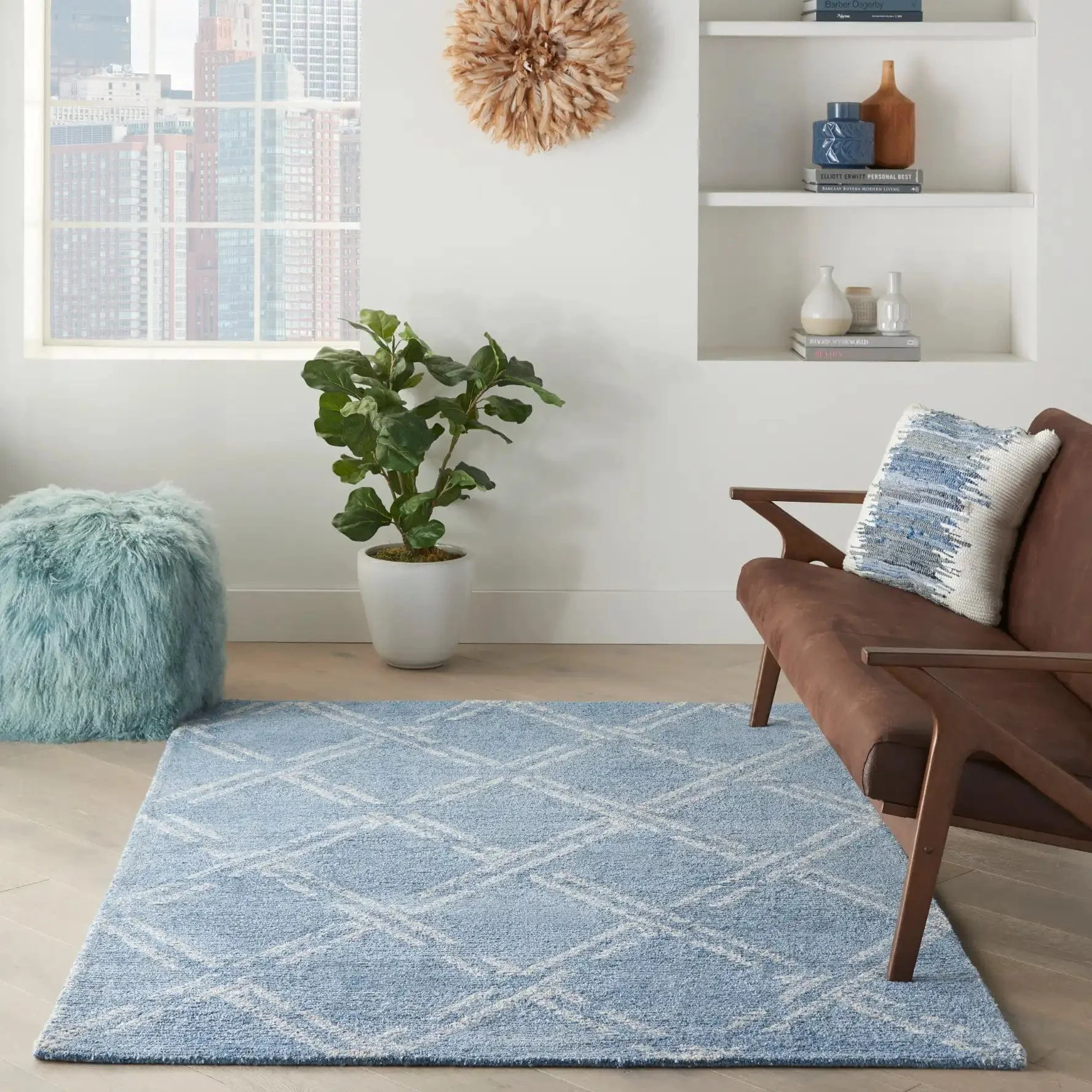 Venosa VSN01 Blue Ivory Runner