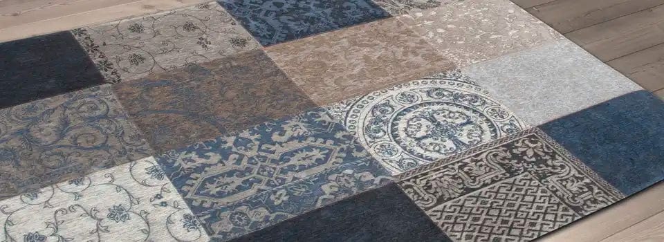 Vintage 8108 Denim Blue Rugs - Image 3