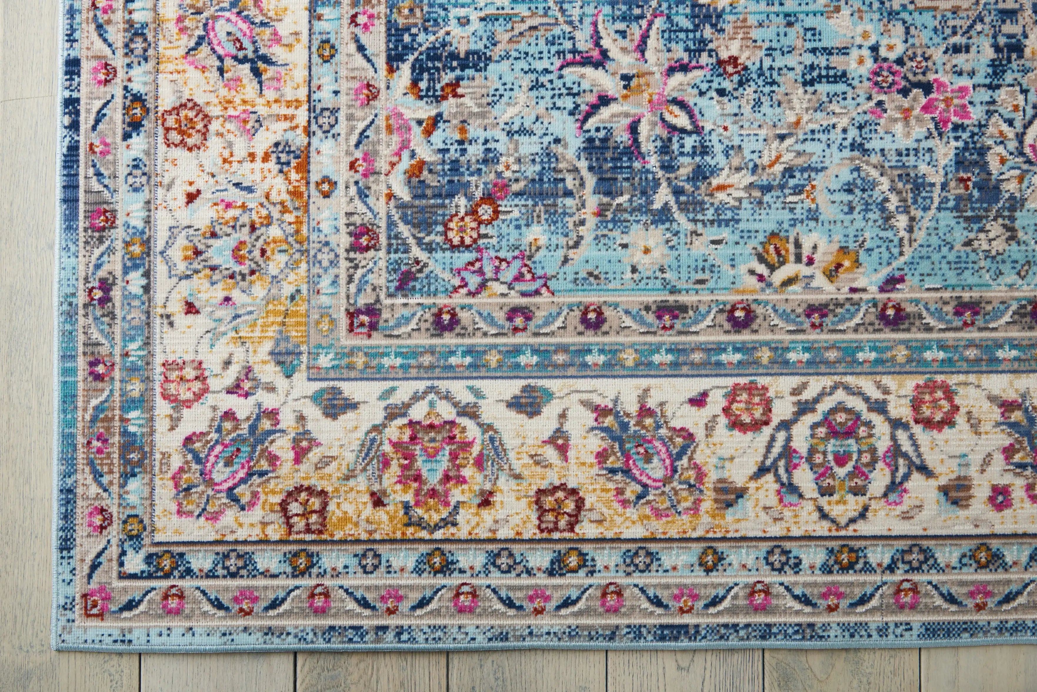 Vintage Kashan VKA01 Blue - Image 4