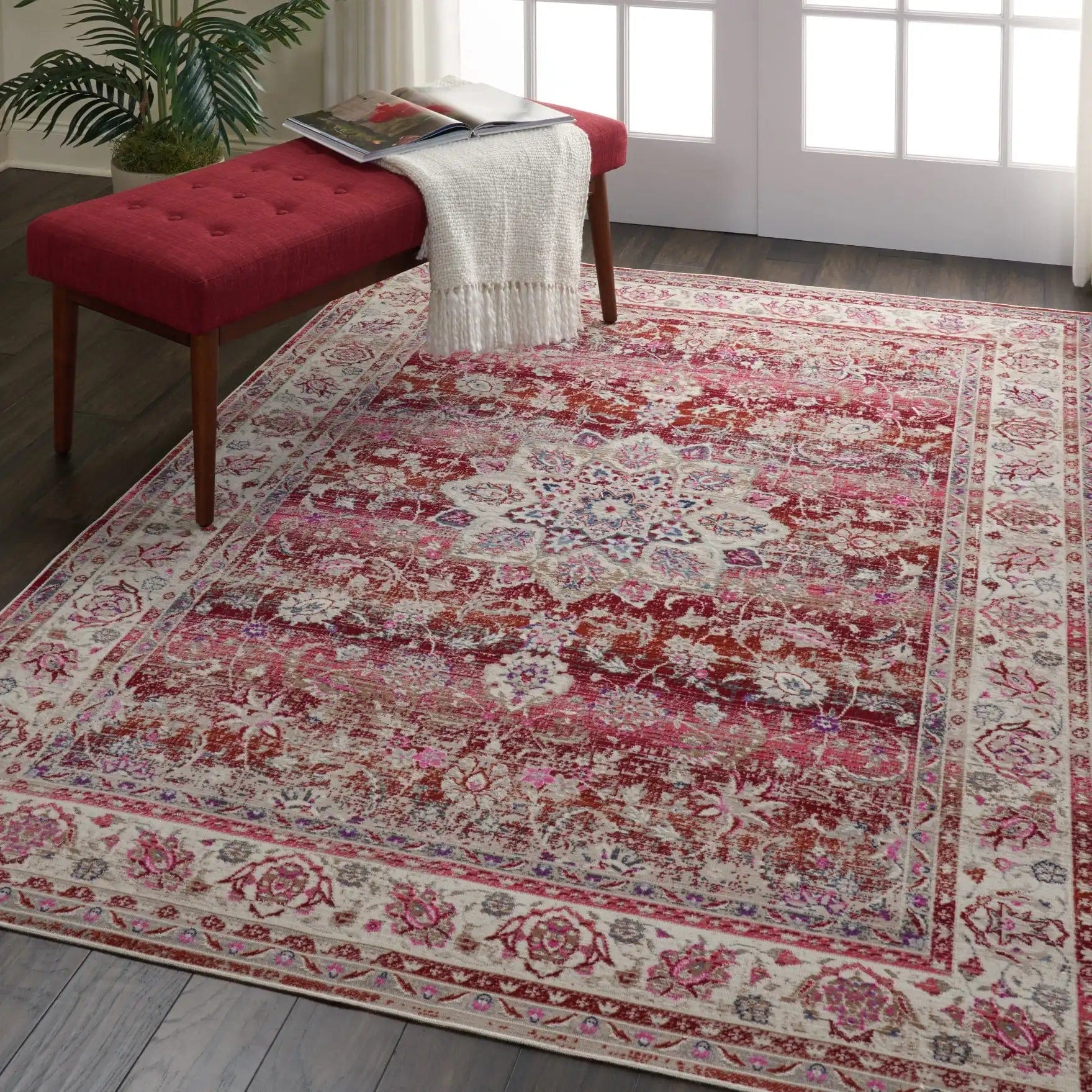 Vintage Kashan VKA01 Red