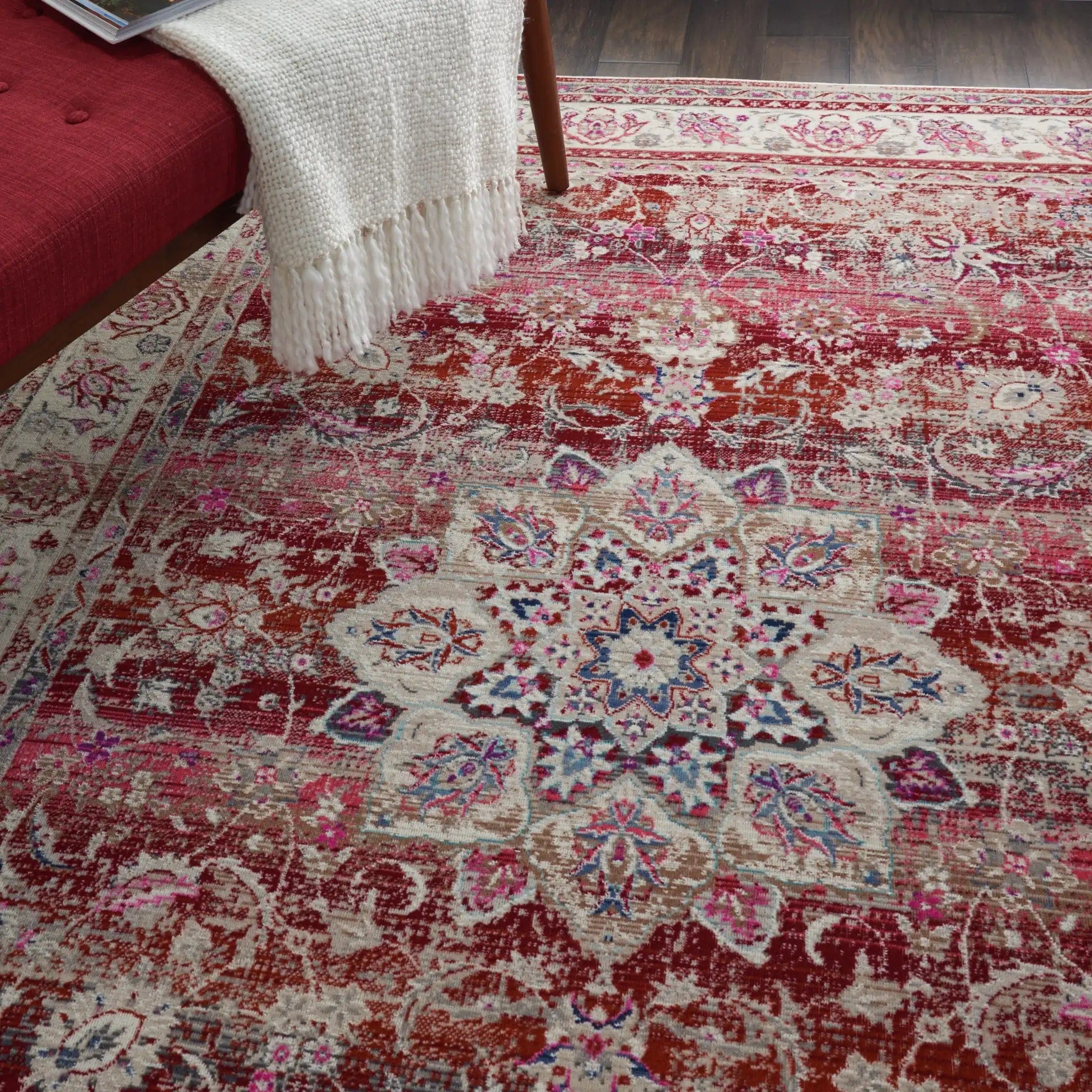 Vintage Kashan VKA01 Red - Image 3
