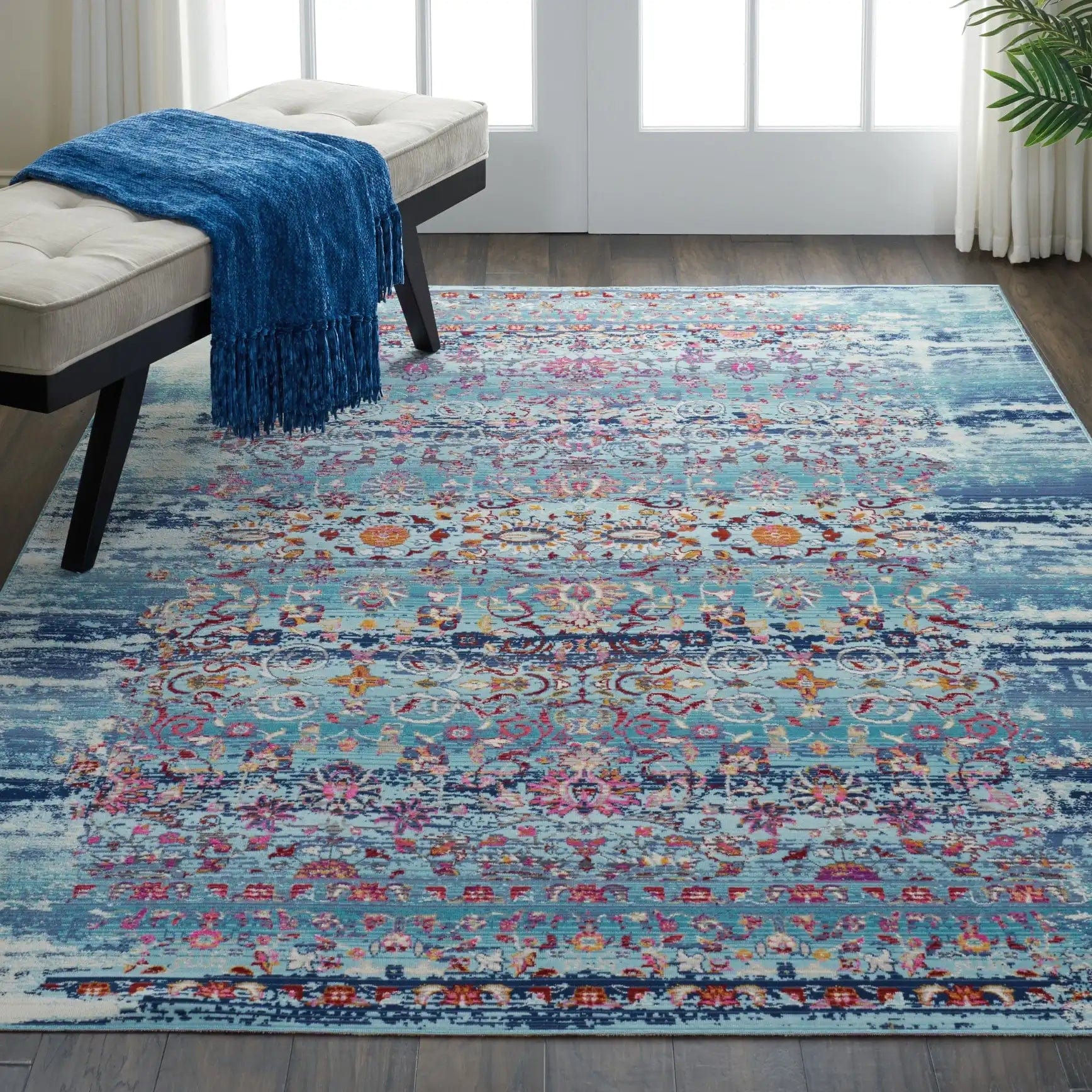 Vintage Kashan VKA02 Blue